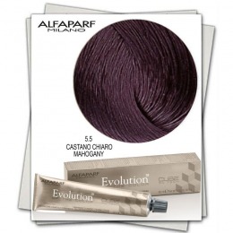 Vopsea Permanenta – Alfaparf Milano Evolution of the Color nuanta 5.5 Castano Chiaro Mahogany cu comanda online