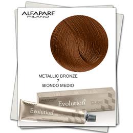 Vopsea Permanenta – Alfaparf Milano Evolution of the Color nuanta 7 Metallic Bronze Biondo Medio cu comanda online