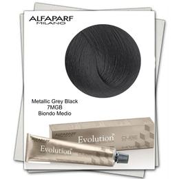 Vopsea Permanenta – Alfaparf Milano Evolution of the Color nuanta 7MGB Metallic Grey Black Biondo Medio cu comanda online