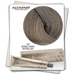 Vopsea Permanenta – Alfaparf Milano Evolution of the Color nuanta 8.01 Biondo Chiaro Natural Ash cu comanda online