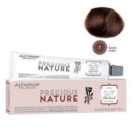 Vopsea Permanenta Fara Amoniac – Alfaparf Milano Precious Nature Ammonia-Free Permanent Hair Color, nuanta 7 Biondo Medio cu comanda online