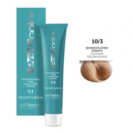 Vopsea Permanenta – Oyster Cosmetics Perlacolor Professional Hair Coloring Cream nuanta 10/3 Biondo Platino Dorato cu comanda online