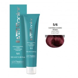 Vopsea Permanenta – Oyster Cosmetics Perlacolor Professional Hair Coloring Cream nuanta 5/6 Castano Chiaro Rosso cu comanda online