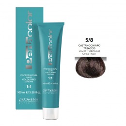 Vopsea Permanenta - Oyster Cosmetics Perlacolor Professional Hair Coloring Cream nuanta 5/8 Castano Chiaro Tabacco cu comanda online