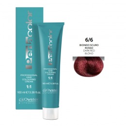 Vopsea Permanenta - Oyster Cosmetics Perlacolor Professional Hair Coloring Cream nuanta 6/6 Biondo Scuro Rosso cu comanda online