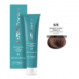Vopsea Permanenta – Oyster Cosmetics Perlacolor Professional Hair Coloring Cream nuanta 6/8 Biondo Scuro Tabacco cu comanda online