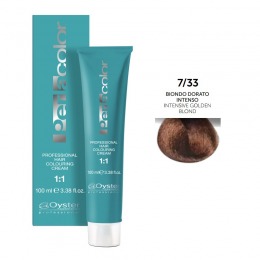 Vopsea Permanenta – Oyster Cosmetics Perlacolor Professional Hair Coloring Cream nuanta 7/33 Biondo Dorato Intenso cu comanda online