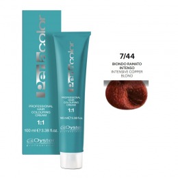 Vopsea Permanenta – Oyster Cosmetics Perlacolor Professional Hair Coloring Cream nuanta 7/44 Biondo Ramato Intenso cu comanda online