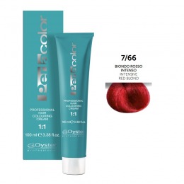 Vopsea Permanenta – Oyster Cosmetics Perlacolor Professional Hair Coloring Cream nuanta 7/66 Biondo Rosso Intenso cu comanda online