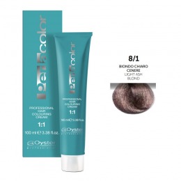 Vopsea Permanenta - Oyster Cosmetics Perlacolor Professional Hair Coloring Cream nuanta 8/1 Biondo Chiaro Cenere cu comanda online