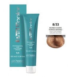 Vopsea Permanenta - Oyster Cosmetics Perlacolor Professional Hair Coloring Cream nuanta 8/33 Biondo Chiaro Dorato Intenso cu comanda online