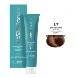 Vopsea Permanenta – Oyster Cosmetics Perlacolor Professional Hair Coloring Cream nuanta 8/7 Biondo Chiaro Cacao cu comanda online
