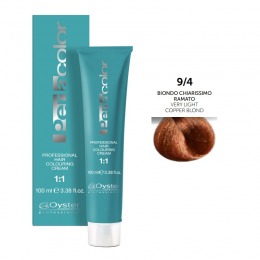 Vopsea Permanenta – Oyster Cosmetics Perlacolor Professional Hair Coloring Cream nuanta 9/4 Biondo Chiarissimo Ramato cu comanda online