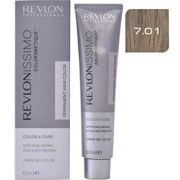 Vopsea Permanenta – Revlon Professional Revlonissimo Colorsmetique Permanent Hair Color, nuanta 7.01 Natural Ash Blonde, 60ml cu comanda online