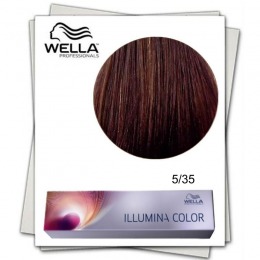Vopsea Permanenta – Wella Professionals Illumina Color Nuanta 5/35 castaniu deschis auriu mahon cu comanda online
