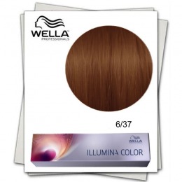 Vopsea Permanenta - Wella Professionals Illumina Color Nuanta 6/37 cu comanda online