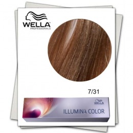 Vopsea Permanenta – Wella Professionals Illumina Color Nuanta 7/31 blond mediu auriu cenusiu cu comanda online