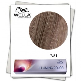 Vopsea Permanenta - Wella Professionals Illumina Color Nuanta 7/81 blond mediu albastru cenusiu cu comanda online