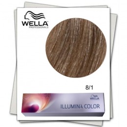 Vopsea Permanenta – Wella Professionals Illumina Color Nuanta 8/1 blond deschis cenusiu cu comanda online