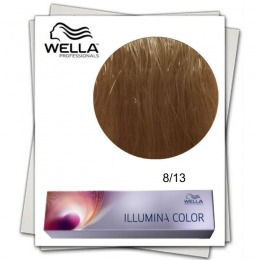 Vopsea Permanenta - Wella Professionals Illumina Color Nuanta 8/13 blond deschis cenusiu auriu cu comanda online