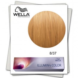 Vopsea Permanenta – Wella Professionals Illumina Color Nuanta 8/37 blond deschis auriu castaniu cu comanda online