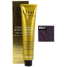 Vopsea Permanenta fara Amoniac Fanola Oro Therapy Color Keratin Violet – Corector Violet, 100ml cu comanda online