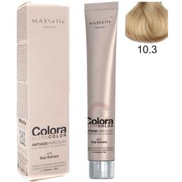 Vopsea Profesionala cu Extract de Goji – Maxxelle Colora Ultracolor Antiage Haircolor, nuanta 10.3 Blonde Platinum Golden cu comanda online
