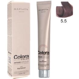 Vopsea Profesionala cu Extract de Goji – Maxxelle Colora Ultracolor Antiage Haircolor, nuanta 5.5 Mahogany Light Chestnut cu comanda online