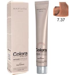 Vopsea Profesionala cu Extract de Goji – Maxxelle Colora Ultracolor Antiage Haircolor, nuanta 7.37 Sahara Sand cu comanda online