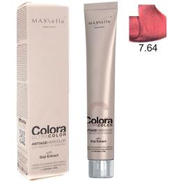 Vopsea Profesionala cu Extract de Goji – Maxxelle Colora Ultracolor Antiage Haircolor, nuanta 7.64 Copper Red Blonde cu comanda online