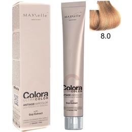 Vopsea Profesionala cu Extract de Goji – Maxxelle Colora Ultracolor Antiage Haircolor, nuanta 8.0 Light Blonde cu comanda online