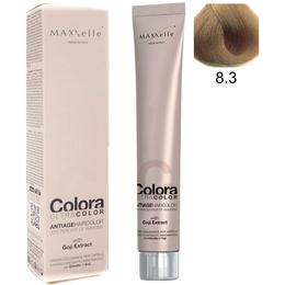 Vopsea Profesionala cu Extract de Goji – Maxxelle Colora Ultracolor Antiage Haircolor, nuanta 8.3 Light Blonde Golden cu comanda online