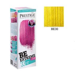 Vopsea de Par Semi-Permanenta Rosa Impex BeExtreme Prestige VIP's, nuanta BE30 Electric Yellow, 100 ml cu comanda online