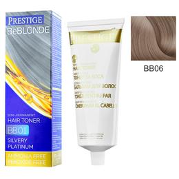 Vopsea de Par Semi-Permanenta Rosa Impex Prestige VIP's BeBlonde Hair Toner, nuanta BB06 Caffe Latte, 100ml cu comanda online