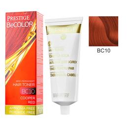 Vopsea de Par Semi-Permanenta Rosa Impex Prestige VIP's BeColor Hair Toner, nuanta BC10 Copper Red, 100ml cu comanda online