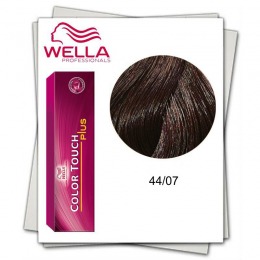 Vopsea fara Amoniac - Wella Professionals Color Touch Plus nuanta 44/07 saten mediu intens cu comanda online