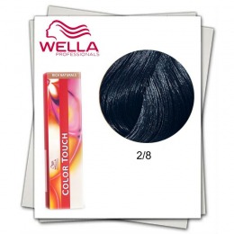 Vopsea fara Amoniac - Wella Professionals Color Touch nuanta 2/8 negru albastrui cu comanda online