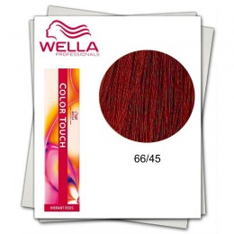 Vopsea fara Amoniac - Wella Professionals Color Touch nuanta 66/45 blond inchis intens roscat mahon cu comanda online