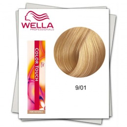 Vopsea fara Amoniac – Wella Professionals Color Touch nuanta 9/01 blond luminos natural cenusiu cu comanda online