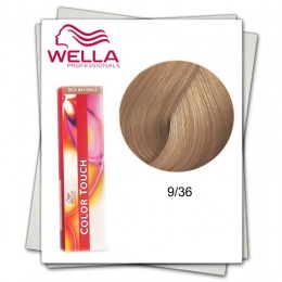 Vopsea fara Amoniac - Wella Professionals Color Touch nuanta 9/36 blond luminos auriu mahon cu comanda online