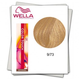 Vopsea fara Amoniac - Wella Professionals Color Touch nuanta 9/73 blond luminos maro auriu cu comanda online