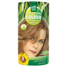 Vopsea par, Long Lasting Colour, 7.3 Medium Golden Blond, Hennaplus cu comanda online