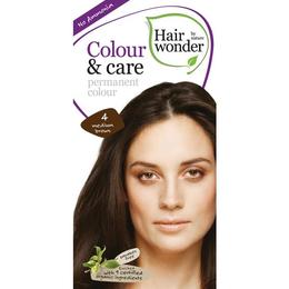 Vopsea par naturala, Colour & Care, 4 Medium Brown, Hairwonder cu comanda online