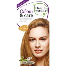 Vopsea par naturala, Colour & Care, 7.3 Medium Golden Blond, Hairwonder cu comanda online